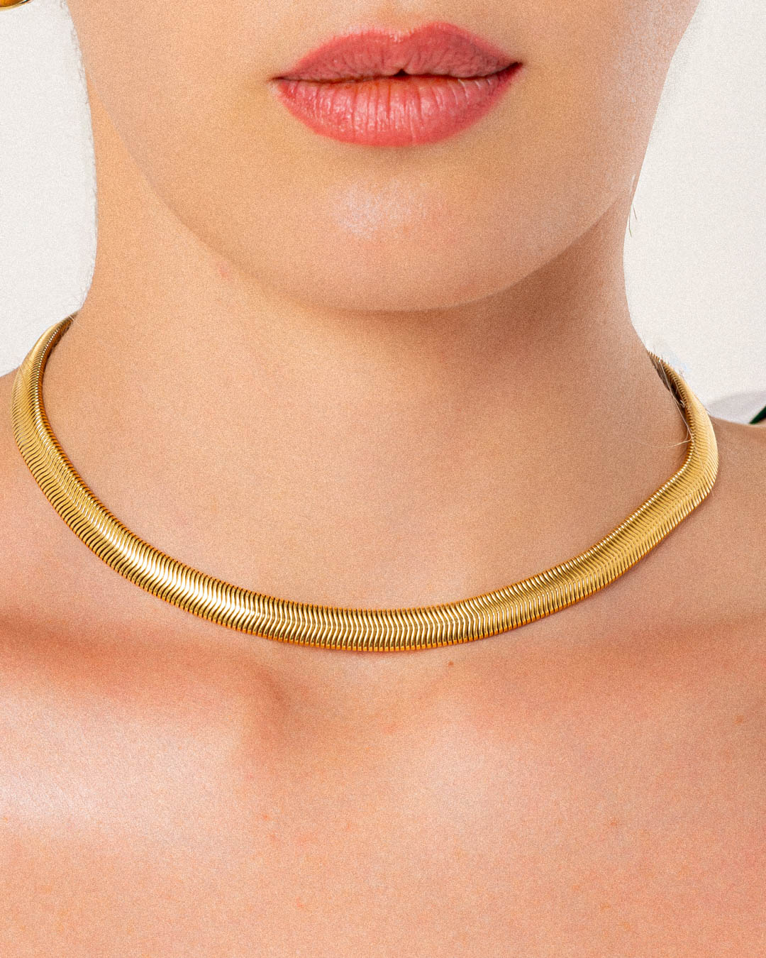 Collana Snake spessa